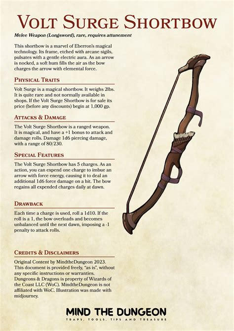 The Enchanted Artillery: The Magic Shortbow in Dungeons & Dragons 5e